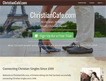 Tablet Screenshot of christiancafe.com